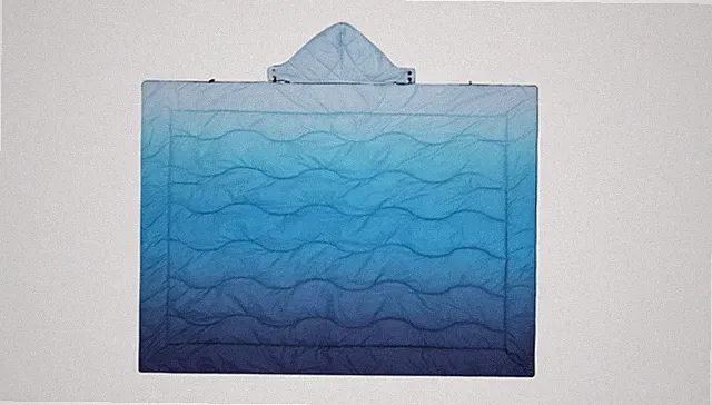 Below Zero Water-Resistant Hooded Wearable Blanket 54×72 – Reversible Plush-NEW
