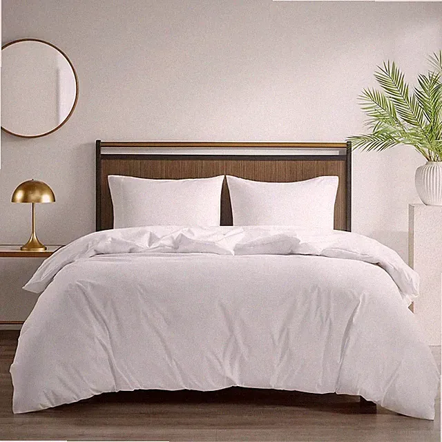 Comforter Protector Duvet Cover with Zipper Flap-Waterproof-Hypoallergenic King