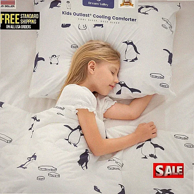 Dream Valley Outlast Kids Cooling Comforter+ 1 Pillowcase NASA Technology 50x70