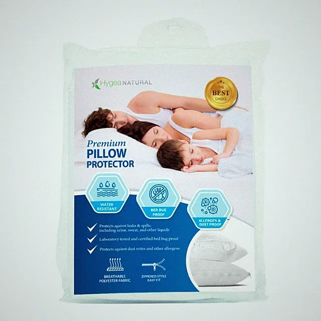 Hygea Natural Pillow Covers – Bed Bug, Allergen & Stain Protection (All Sizes)