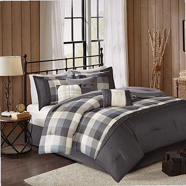 Madison Park Ridge 7 Piece Herringbone Comforter Set