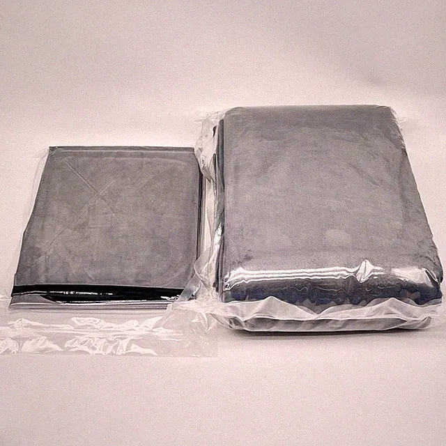 Victoria Orton King Size 108x90 Reversible Blue White Waterproof Bed Blanket