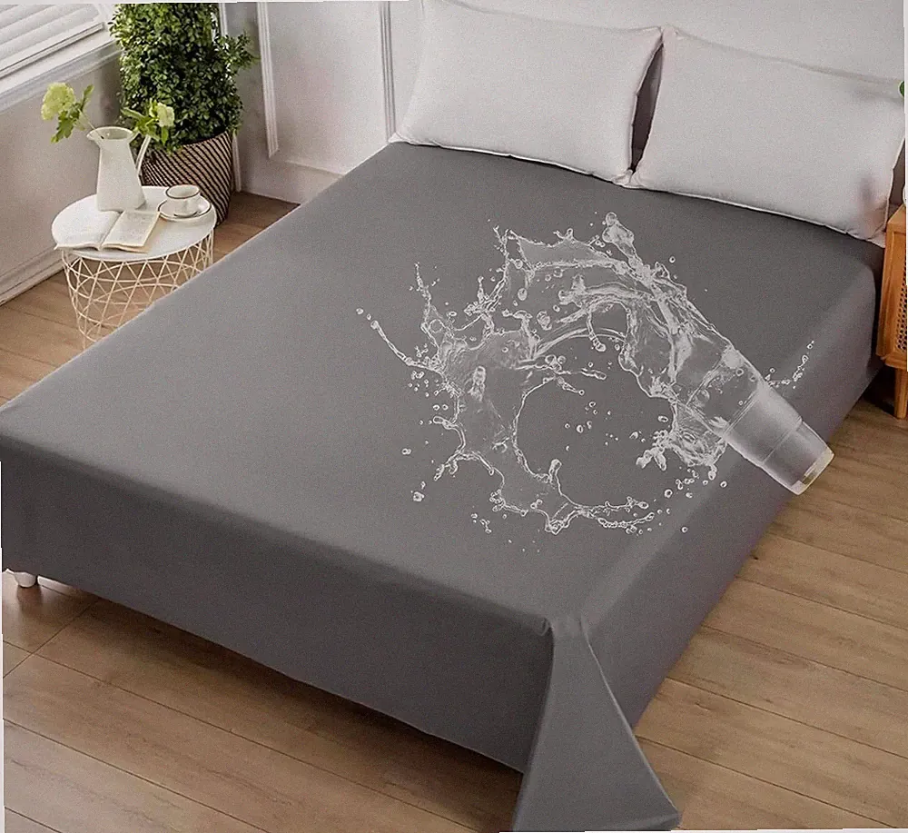 Waterproof Bed Sheet Flat Sheets Lightweight, Mattress Protector Sheet Bed Cover