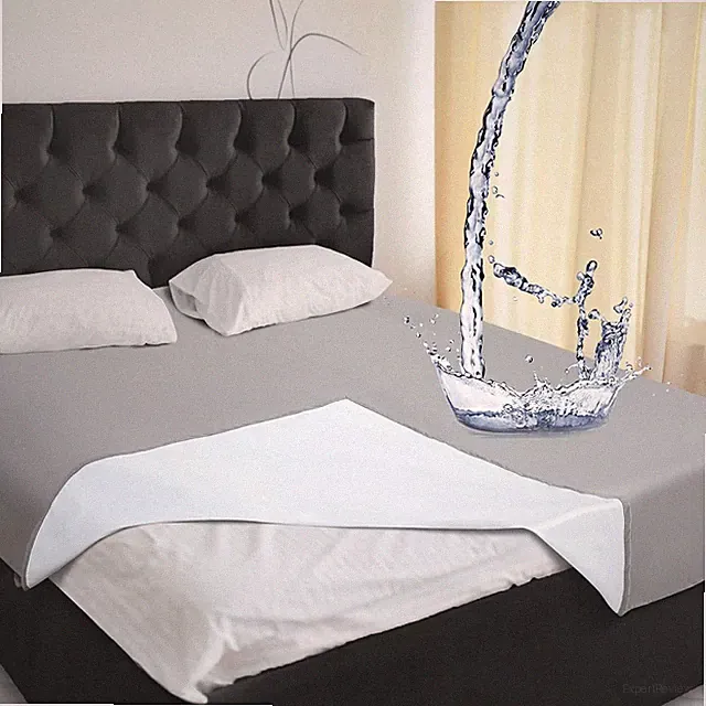 Waterproof Blanket Queen Size, Gray TPU Polyester 78'' X 82'' Water Proof and St