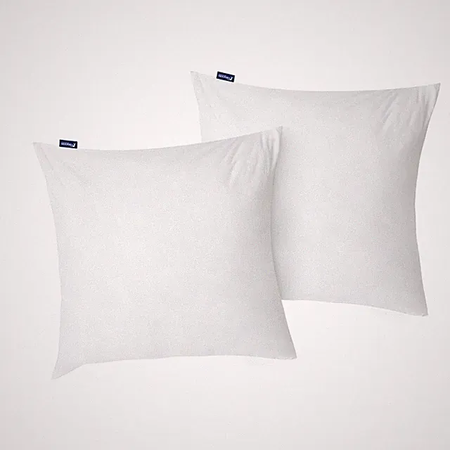Waterproof European Square Pillow Protector Zippered Pillow Cases 27"x27" 2 Pack